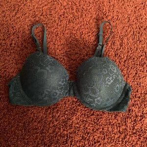 Teal blue bra!